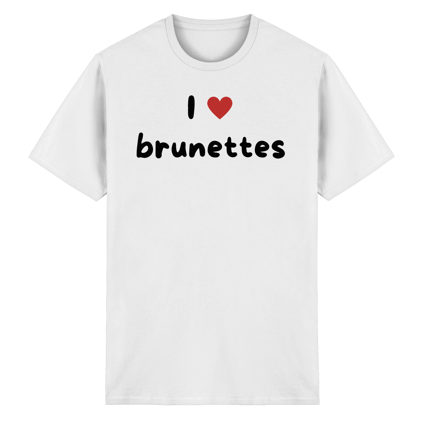 "I love brunettes" - Heavy Cotton T-Shirt