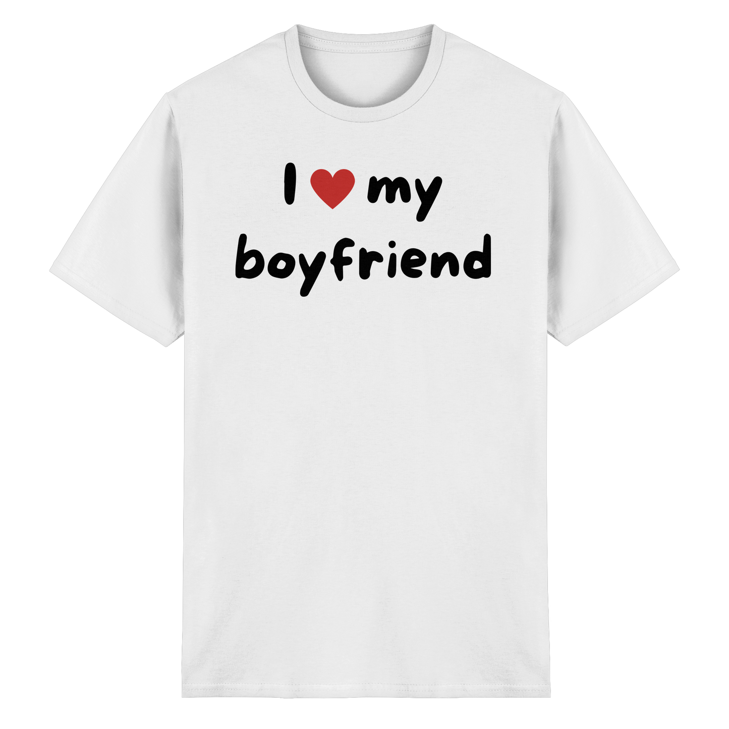 "I love my boyfriend" - Heavy Cotton T-Shirt