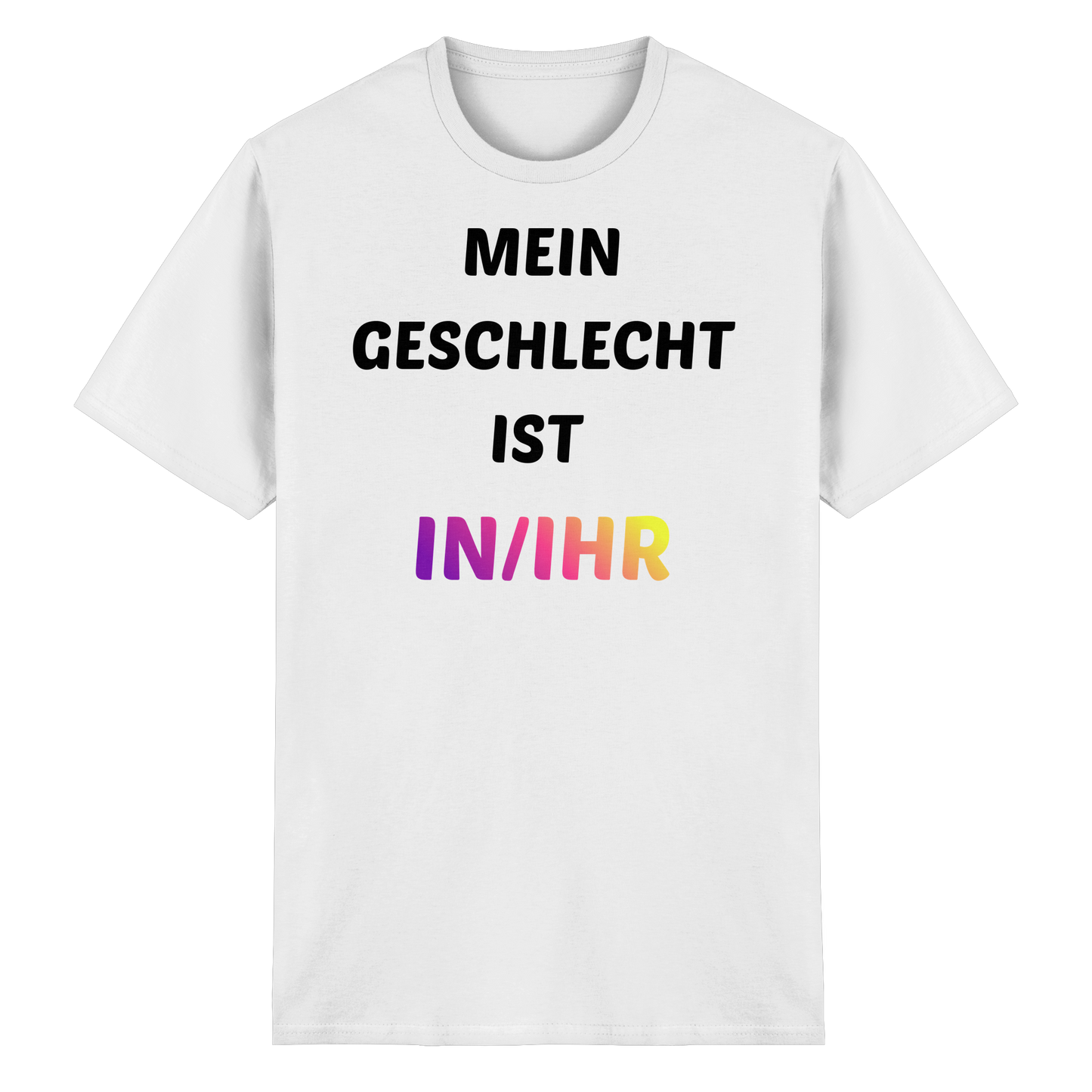 "Mein Geschlecht ist IN/IHR - Heavy Cotton T-Shirt