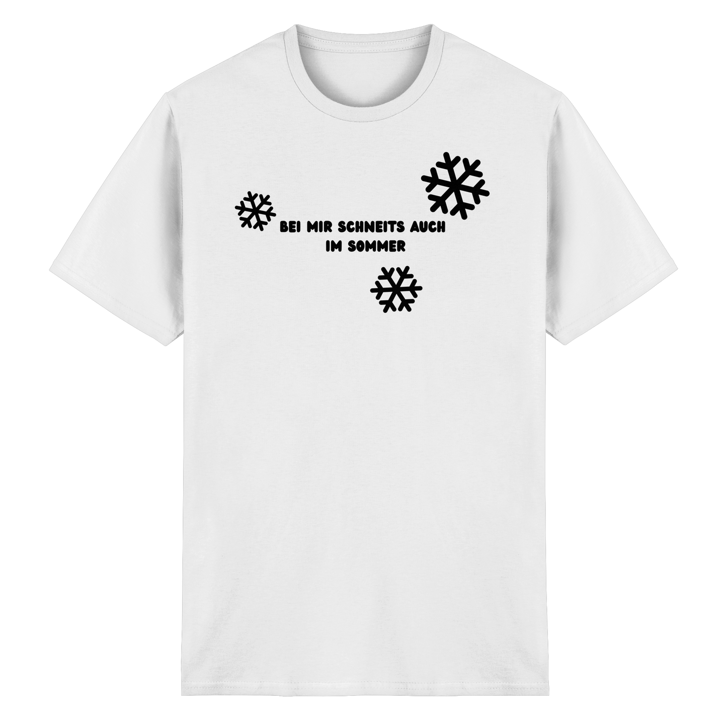"Bei mir schneit auch im Sommer" - Heavy Cotton T-Shirt