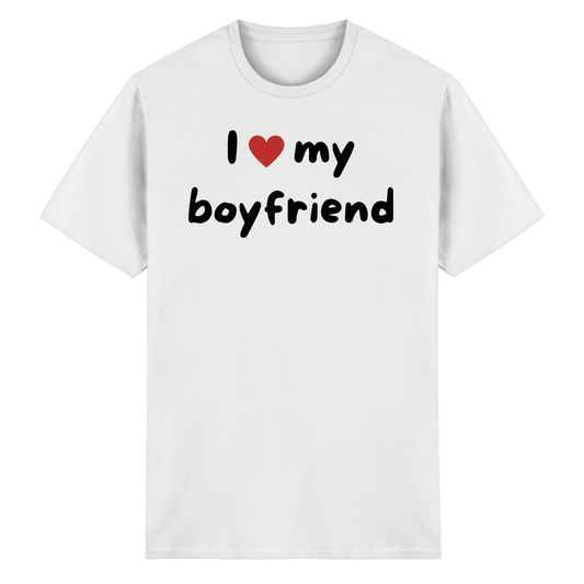 "I love my boyfriend" - Heavy Cotton T-Shirt