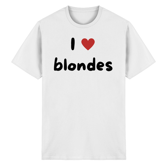 "I love blondes" - Heavy Cotton T-Shirt