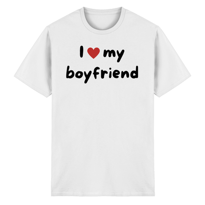 "I love my boyfriend" - Heavy Cotton T-Shirt
